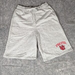 Utah Utes Grey Sweat Shorts Size S NCAA Rivalry‎ Threads Athletic Shorts